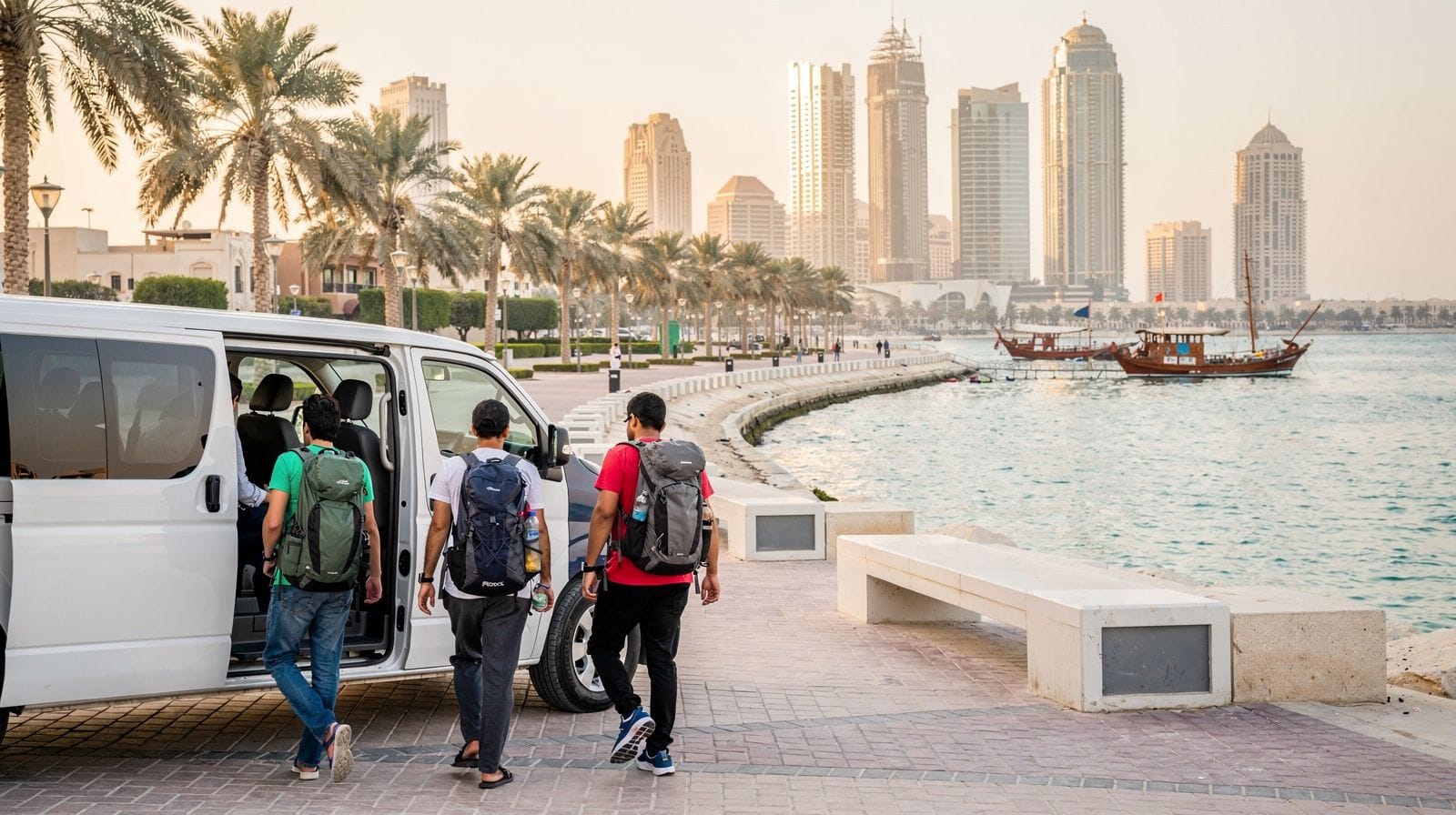 Escales et correspondances à Doha
