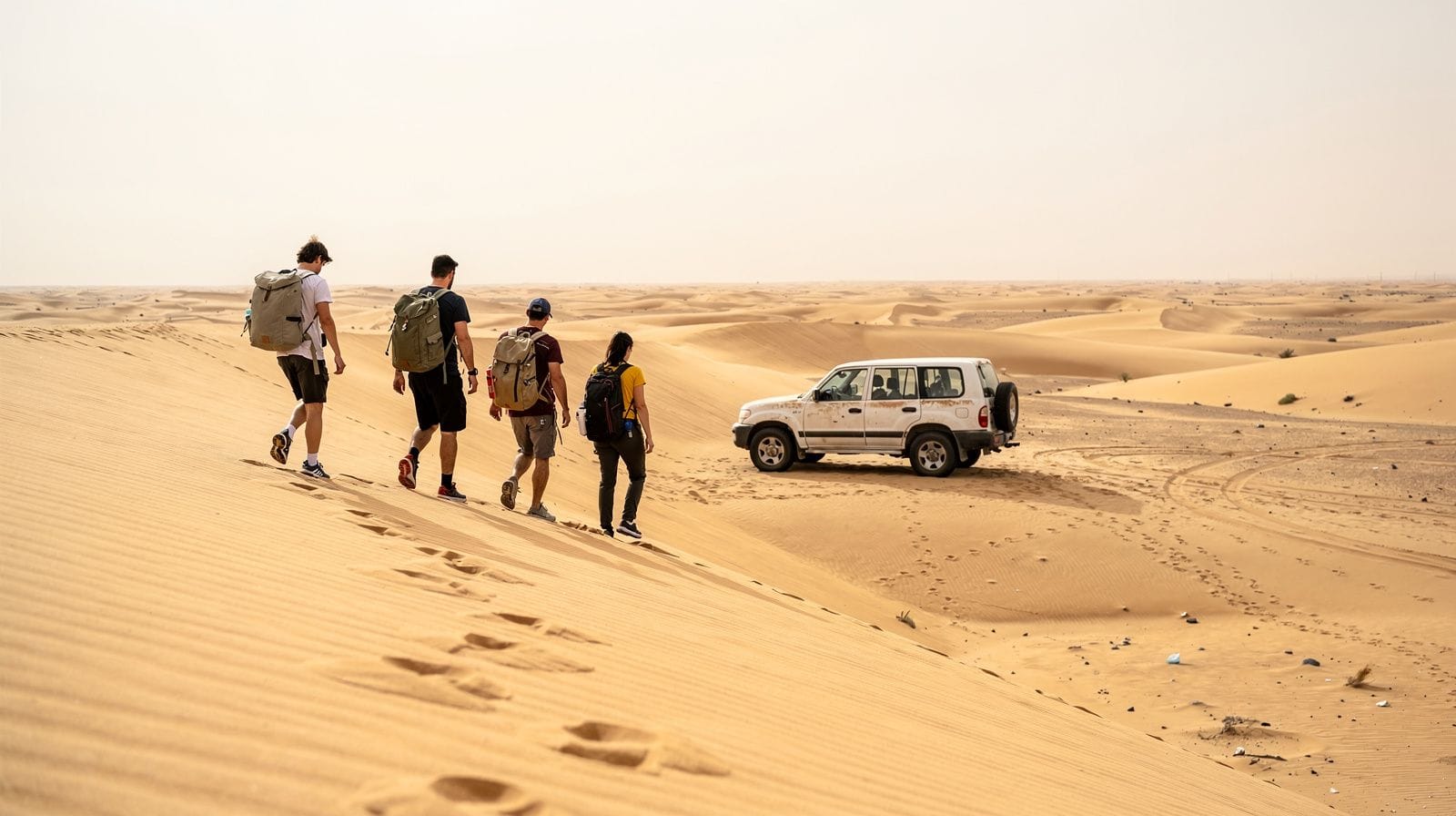 Safari en el desierto en escala en Doha: Sealine en una escala larga