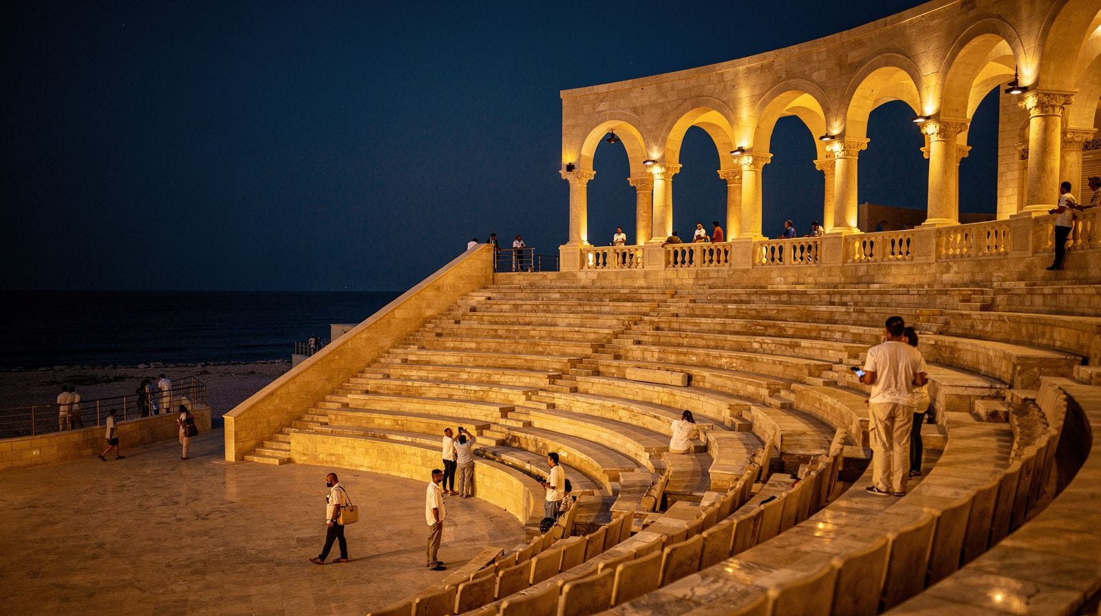 Katara Cultural Village in the Evening: Beach, Culture and Dinner