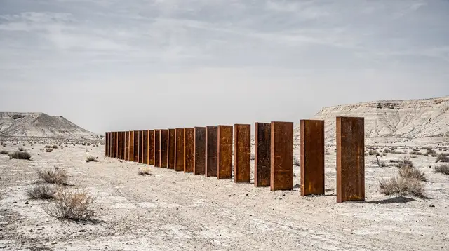 East-West/West-East: Richard Serra's Steel Plates in the Qatari Desert