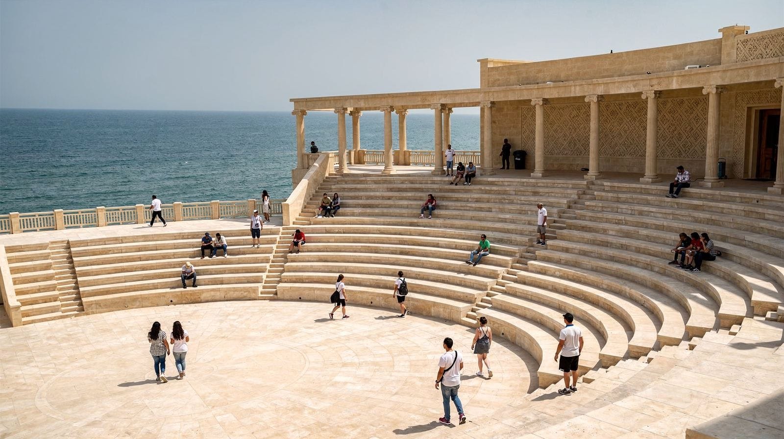 Eén dag in West Bay, Katara en de Corniche